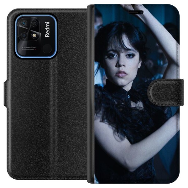 Xiaomi Redmi 10C Lommeboketui Wednesday Addams