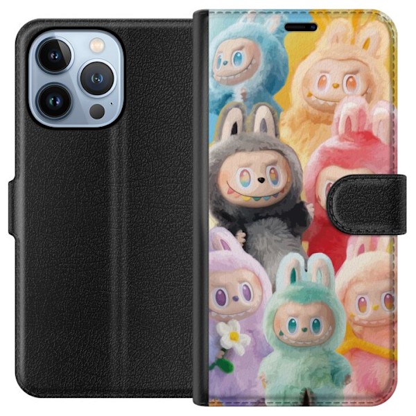 Apple iPhone 13 Pro Tegnebogsetui Labubu Skitse Stil