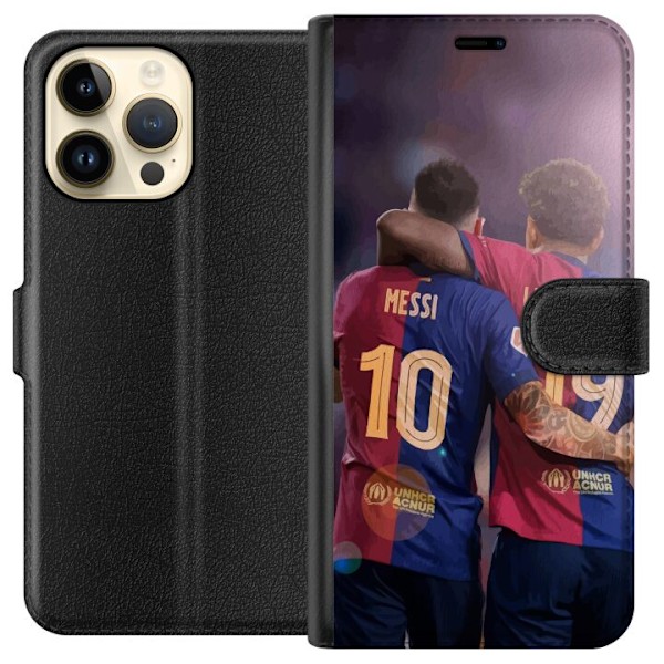 Apple iPhone 14 Pro Max Lompakkokotelo Lamine Yamal Messi