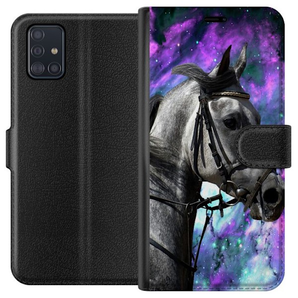Samsung Galaxy A51 Lompakkokotelo Hevonen