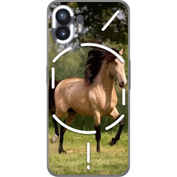 Nothing Phone (2) Gennemsigtig cover Hest