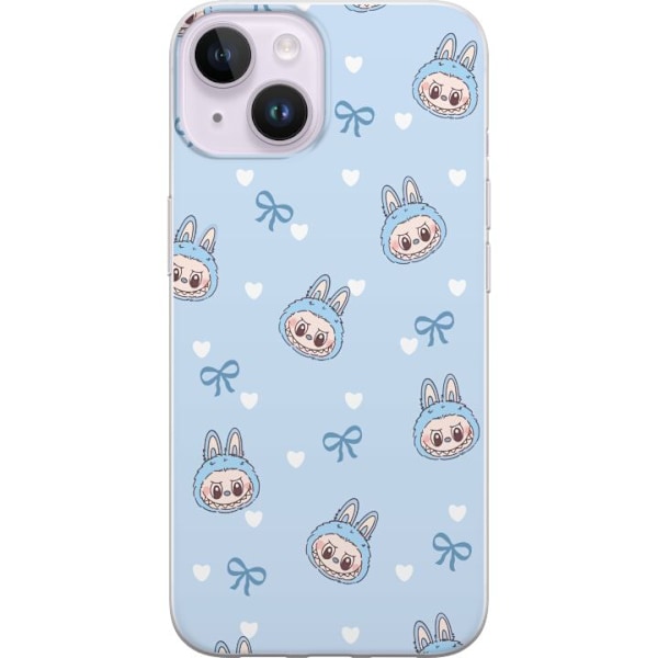Apple iPhone 14 Plus Läpinäkyvä kuori Labubu Tuli Henki