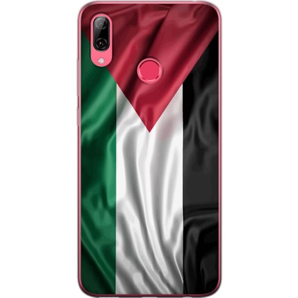 Huawei Y7 (2019) Genomskinligt Skal Palestinaflaggan – ikoni