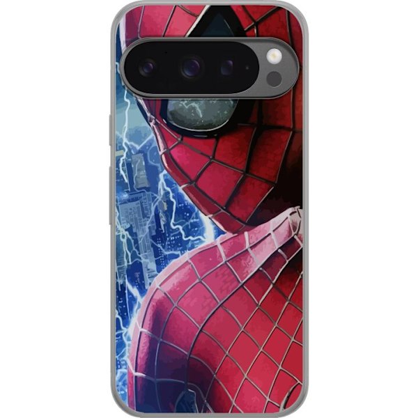 Google Pixel 9 Pro XL Läpinäkyvä kuori Spiderman