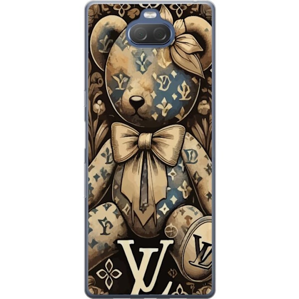 Sony Xperia 10 Plus Genomskinligt Skal Teddy Vuitton