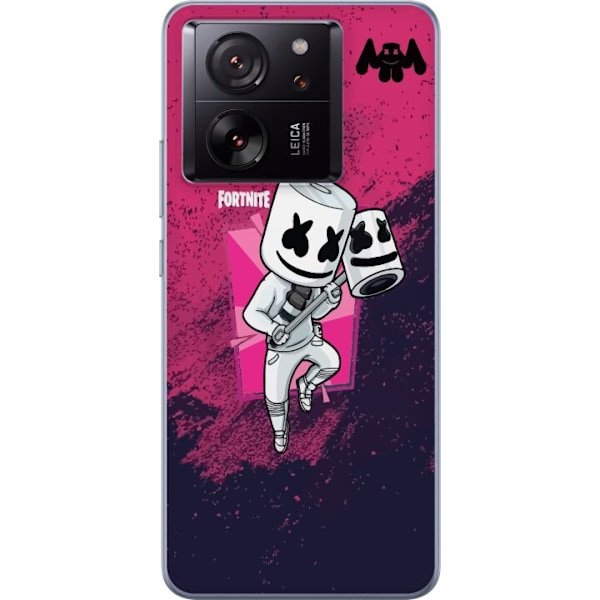 Xiaomi 13T Pro Genomskinligt Skal Marshmello Fortnite Skin Emo