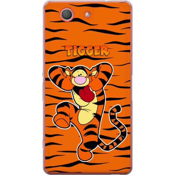 Sony Xperia Z3 Compact Gennemsigtig cover Tiger