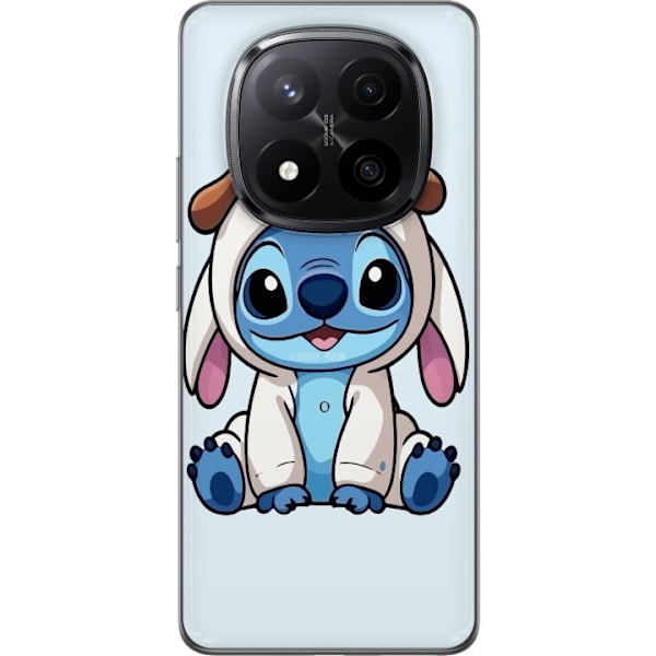 Xiaomi Redmi Note 14 Pro+ Läpinäkyvä kuori Stitch Koirapuku Lilo & Stitch Disney Hauska Design Sininen Avaruusolento Sarjakuva Hahmo Suosittu Lapsi