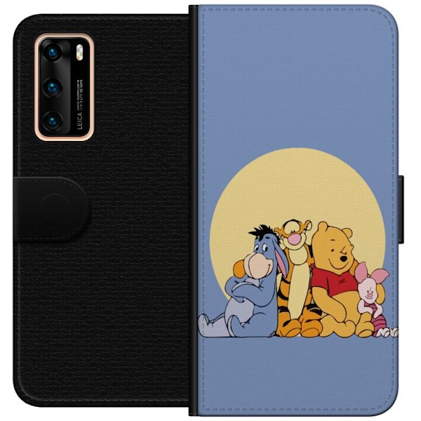 Huawei P40 Plånboksfodral Nalle Puh och vänner