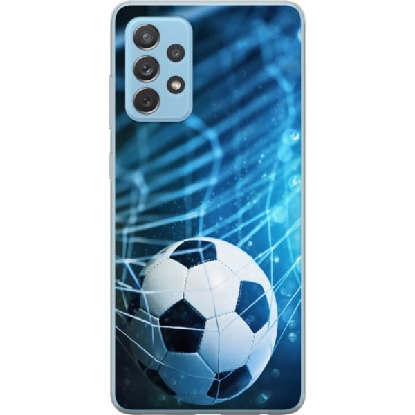 Samsung Galaxy A52 5G Läpinäkyvä kuori Jalkapallo
