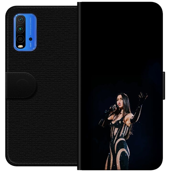 Xiaomi Redmi Note 9 4G Lompakkokotelo Dua Lipa – Pop Star Aesthetic