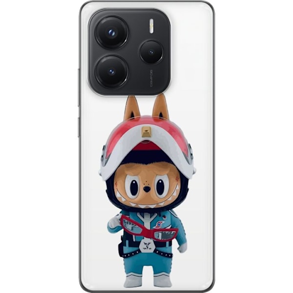 Xiaomi Redmi Note 14 Läpinäkyvä kuori How2work Labubu hirvi