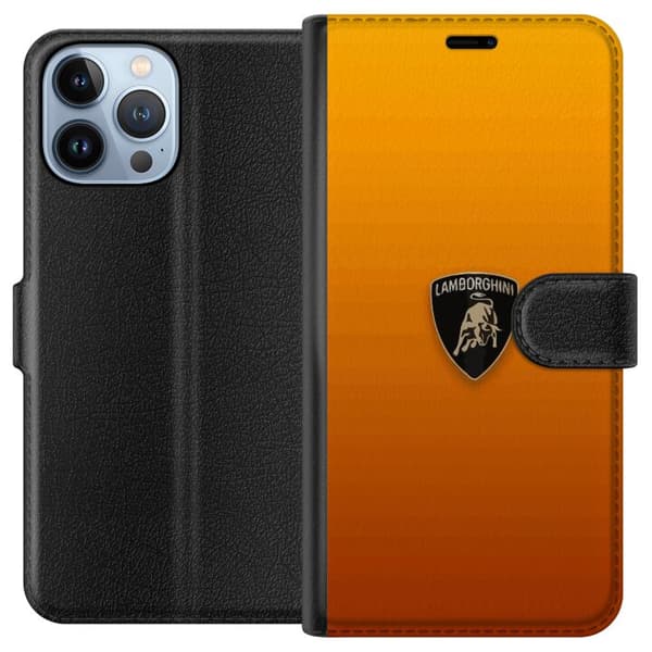 Kompatibelt Plånboksfodral till Apple iPhone 13 Pro Max Lamborghini