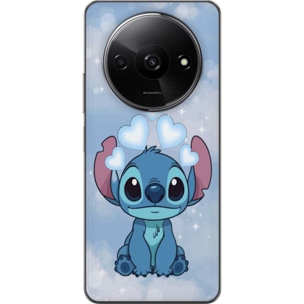 Xiaomi Redmi A3 Läpinäkyvä kuori Stitch Hyppäävä Ilo - Hauska Suunnittelu Lahjalle