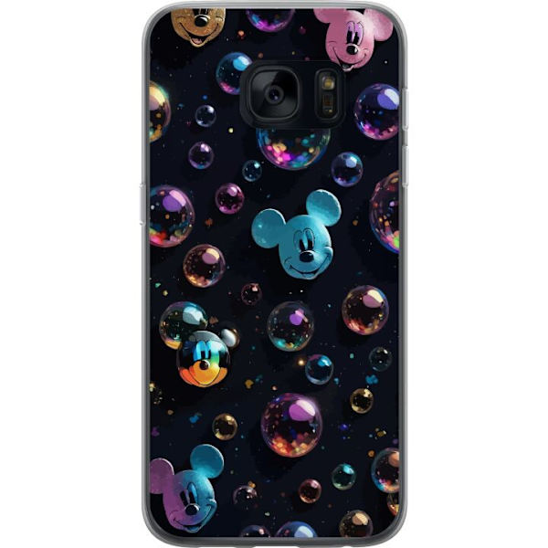 Samsung Galaxy S7 Läpinäkyvä kuori  Mikki Hiiri Disney Kuplat Suunnittelu Hauska Motiivi Suosittu Disney-hahmo Piirrossarja Lasten Klassikko