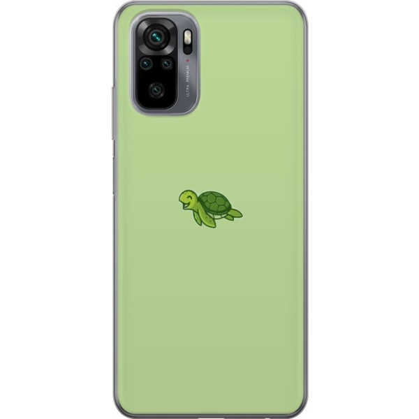 Xiaomi Redmi Note 10S Gennemsigtig cover Sköldpadda