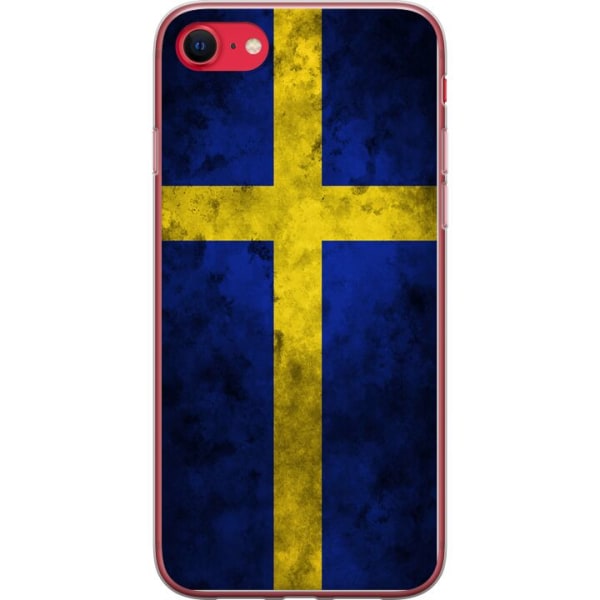 Apple iPhone 8 Cover / Mobilcover - Sverige Flag
