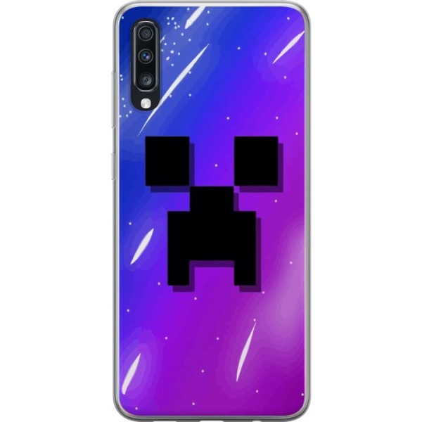 Samsung Galaxy A70 Gennemsigtig cover Minecraft