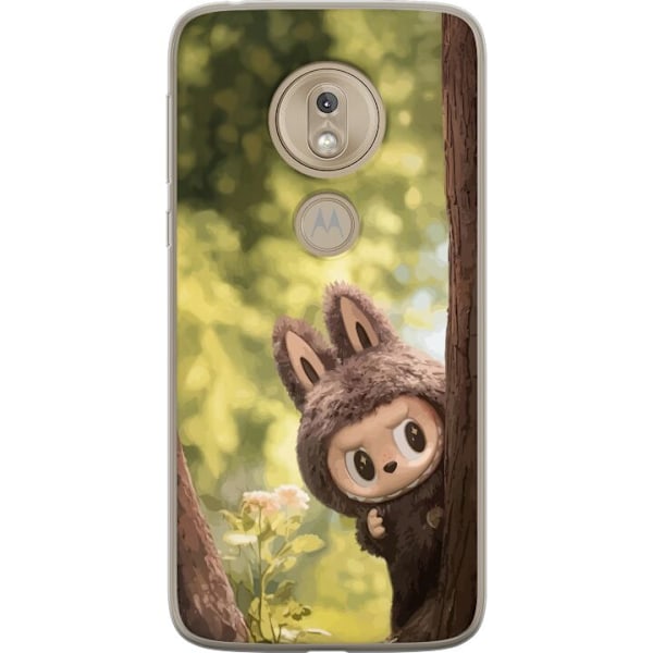 Motorola Moto G7 Play Läpinäkyvä kuori Labubu Graffiti Vibes – Katutaide hirviömuodossa