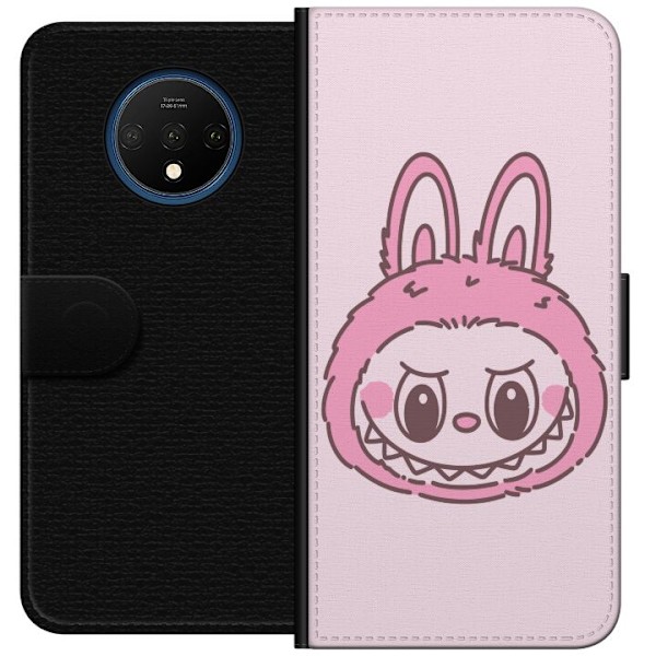 OnePlus 7T Tegnebogsetui Labubu Dyrekreds Bunny Udgave