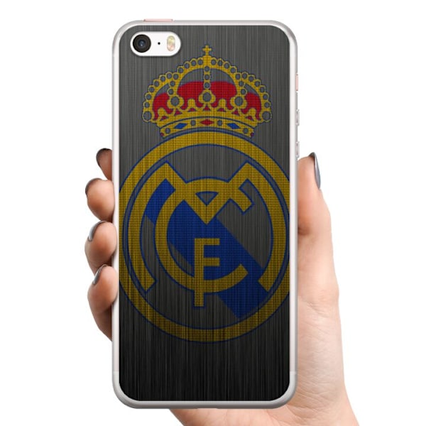 Apple iPhone 5s TPU Mobildeksel Real Madrid CF