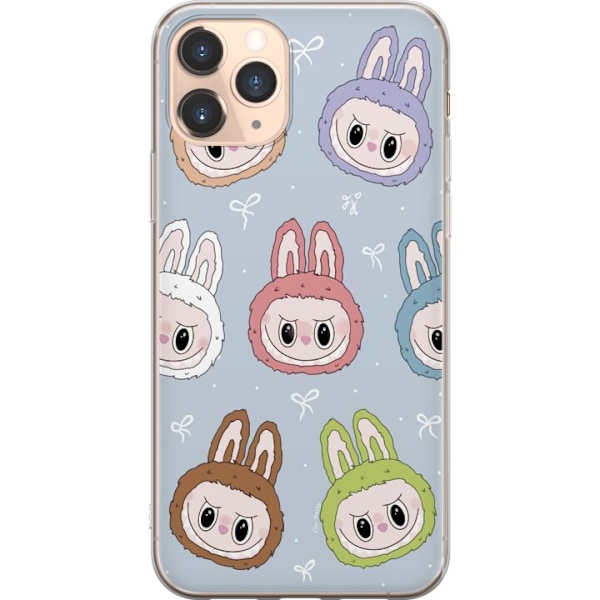 Apple iPhone 11 Pro Genomskinligt Skal Labubu Star Pattern –