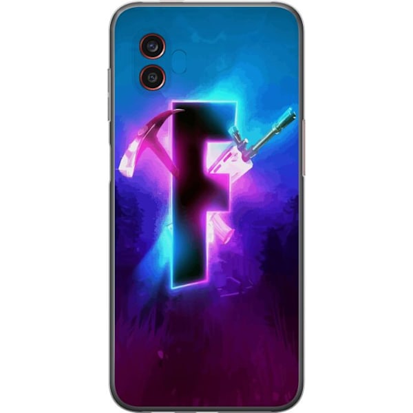 Samsung Galaxy Xcover6 Pro Läpinäkyvä kuori Fortnite