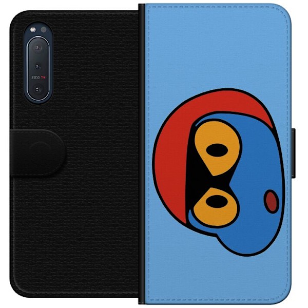 Sony Xperia 5 II Lompakkokotelo Bold Bot Head