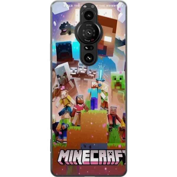 Sony Xperia Pro-I Läpinäkyvä kuori Minecraft