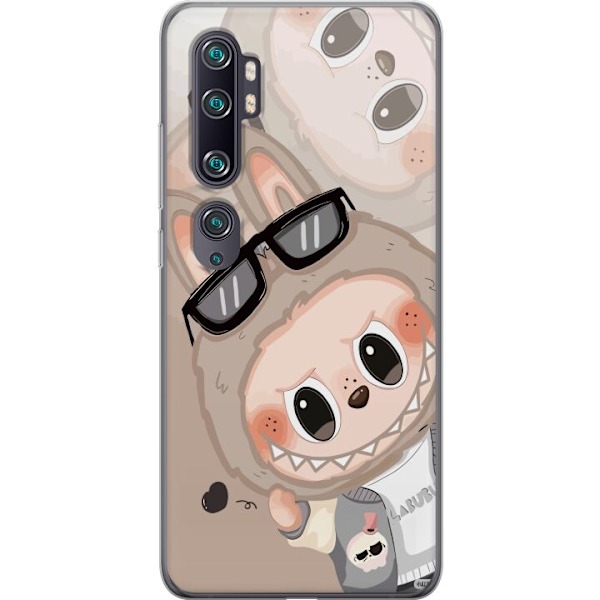 Xiaomi Mi Note 10 Läpinäkyvä kuori Labubu Rainbow Chaos