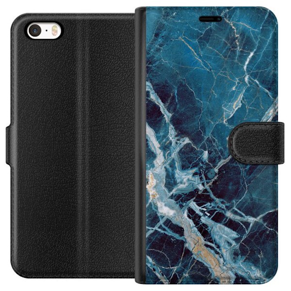 Apple iPhone 5s Tegnebogsetui Marmar