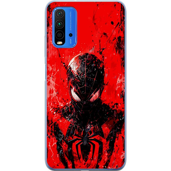 Xiaomi Redmi 9T Gennemsigtig cover Spider Man