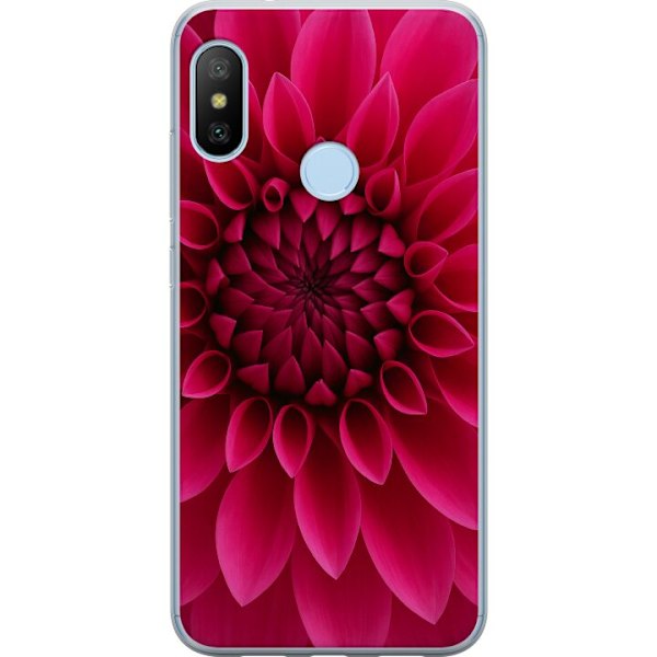 Xiaomi Mi A2 Lite Läpinäkyvä kuori Rosecore