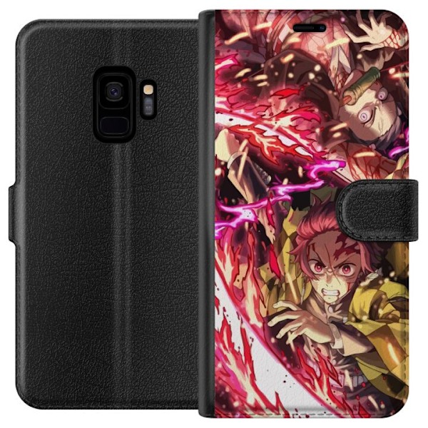 Samsung Galaxy S9 Lompakkokotelo Demon Slayer