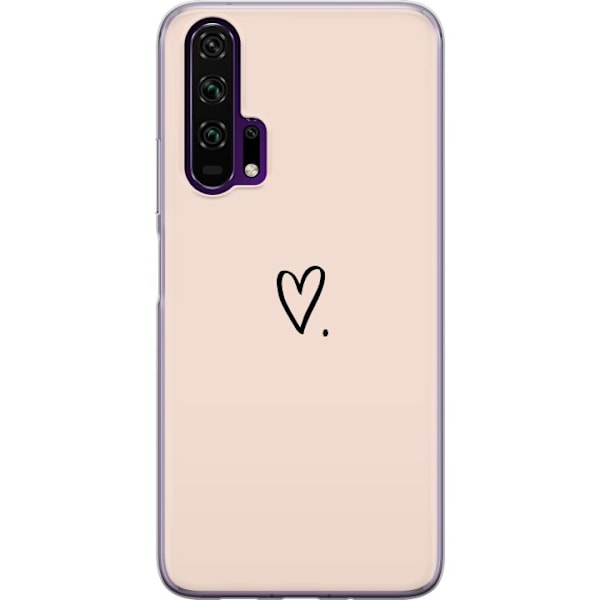 Honor 20 Pro  Läpinäkyvä kuori Sydän