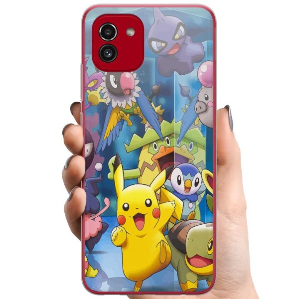 Samsung Galaxy A03 TPU Matkapuhelimen kuori Pokemon