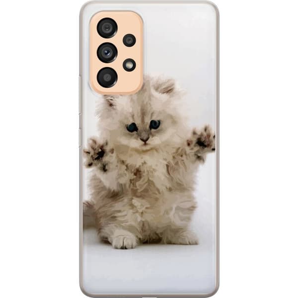 Kompatibelt Mobildeksel til Samsung Galaxy A53 5G Katt