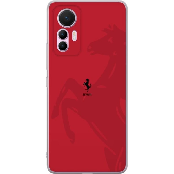Xiaomi 12 Lite Gennemsigtig cover Ferrari