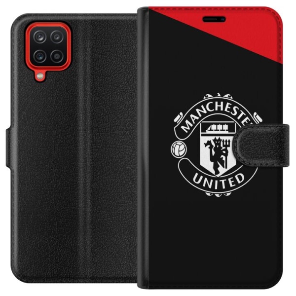 Samsung Galaxy A12 Tegnebogsetui Manchester United FC