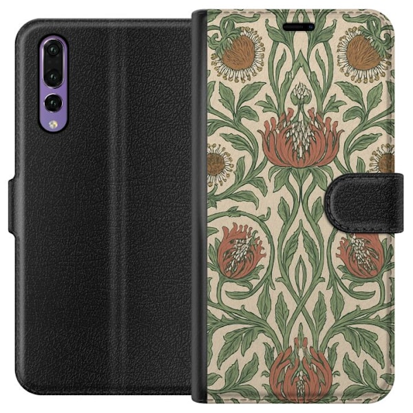 Huawei P20 Pro Tegnebogsetui Blad Detaljer