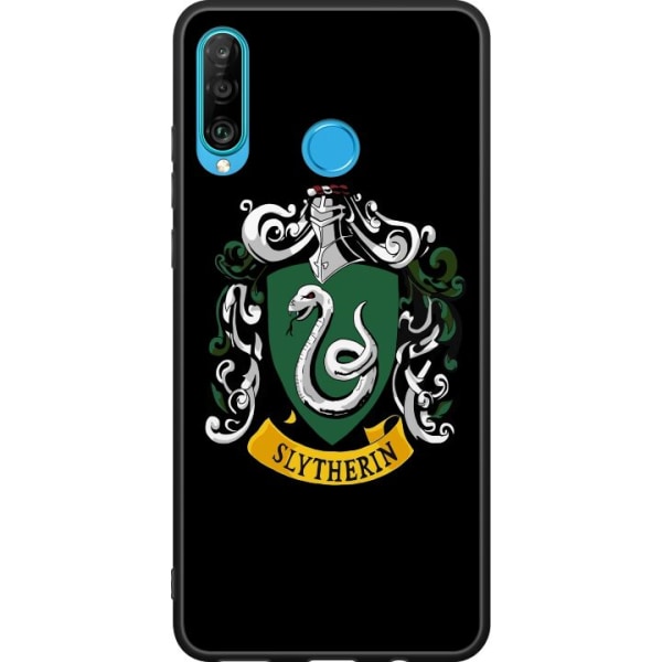 Huawei P30 lite Musta kuori Harry Potter - Slytherin
