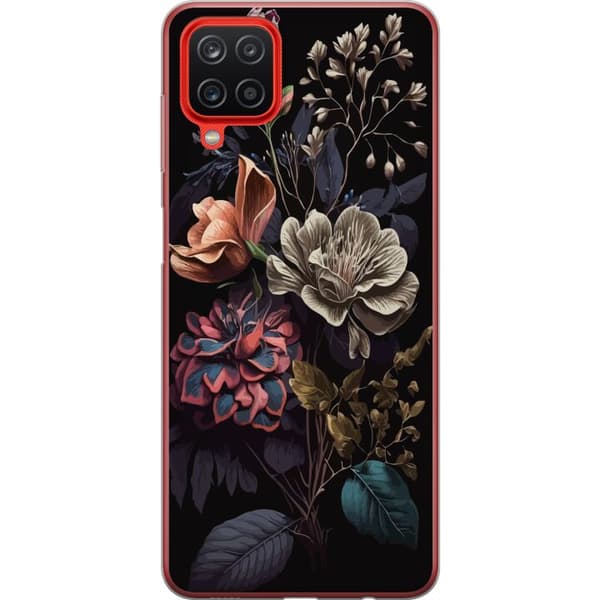 Kompatibel Mobilcover til Samsung Galaxy A12 Blomster