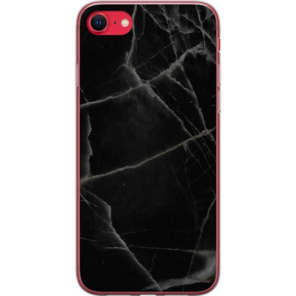 Apple iPhone SE (2020) Gjennomsiktig deksel Svart marmor