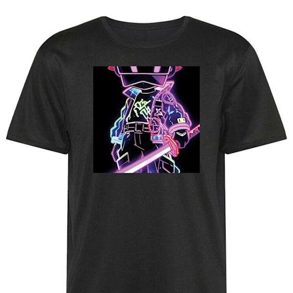 Trænings T-shirt | Sport T-shirt til Voksen Fortnite sort Lille