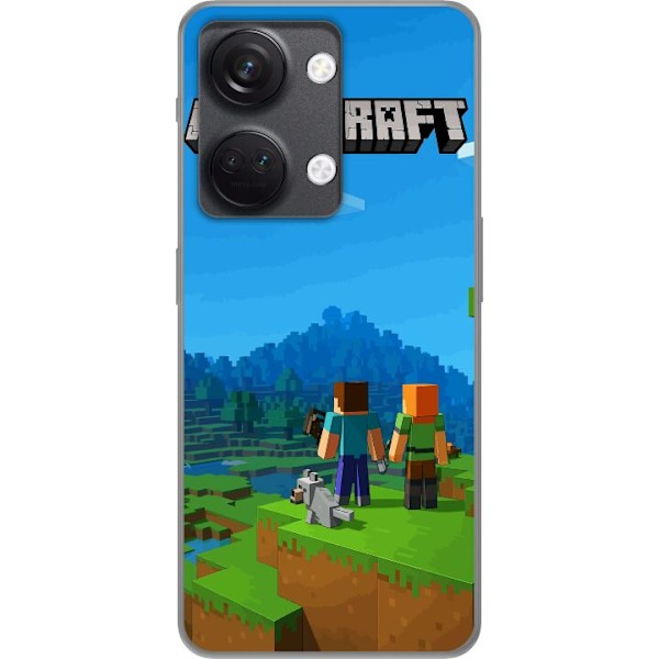 OnePlus Nord 3 Läpinäkyvä kuori Minecraft Key Art