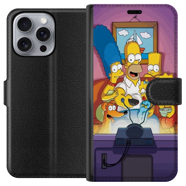 Apple iPhone 16 Pro Max Lompakkokotelo Simpsonsit