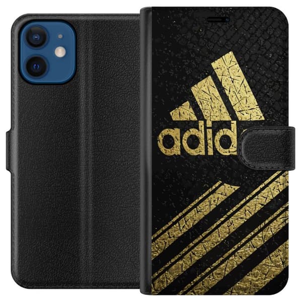 Kompatibel Tegnebogsetui til Apple iPhone 12 mini Adidas