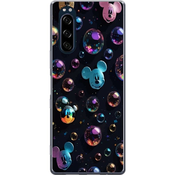 Sony Xperia 5 Läpinäkyvä kuori  Mikki Hiiri Disney Kuplat Suunnittelu Hauska Motiivi Suosittu Disney-hahmo Piirrossarja Lasten Klassikko