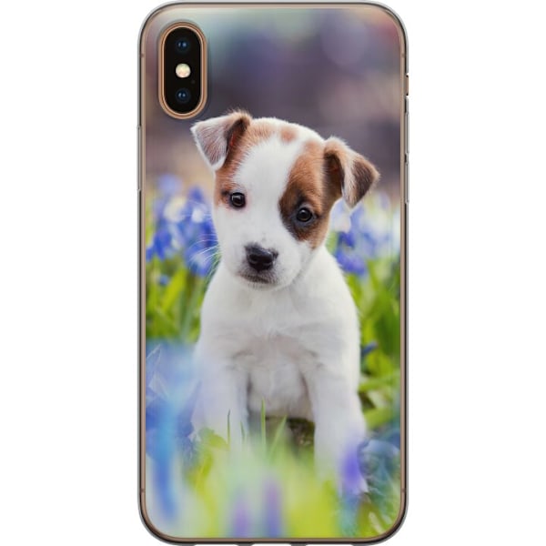 Apple iPhone X Gennemsigtig cover Hund