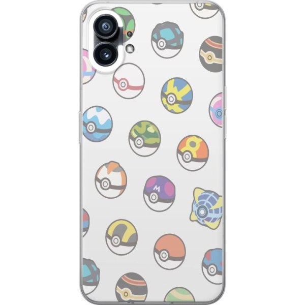 Nothing Phone (1) Gennemsigtig cover Pokemon